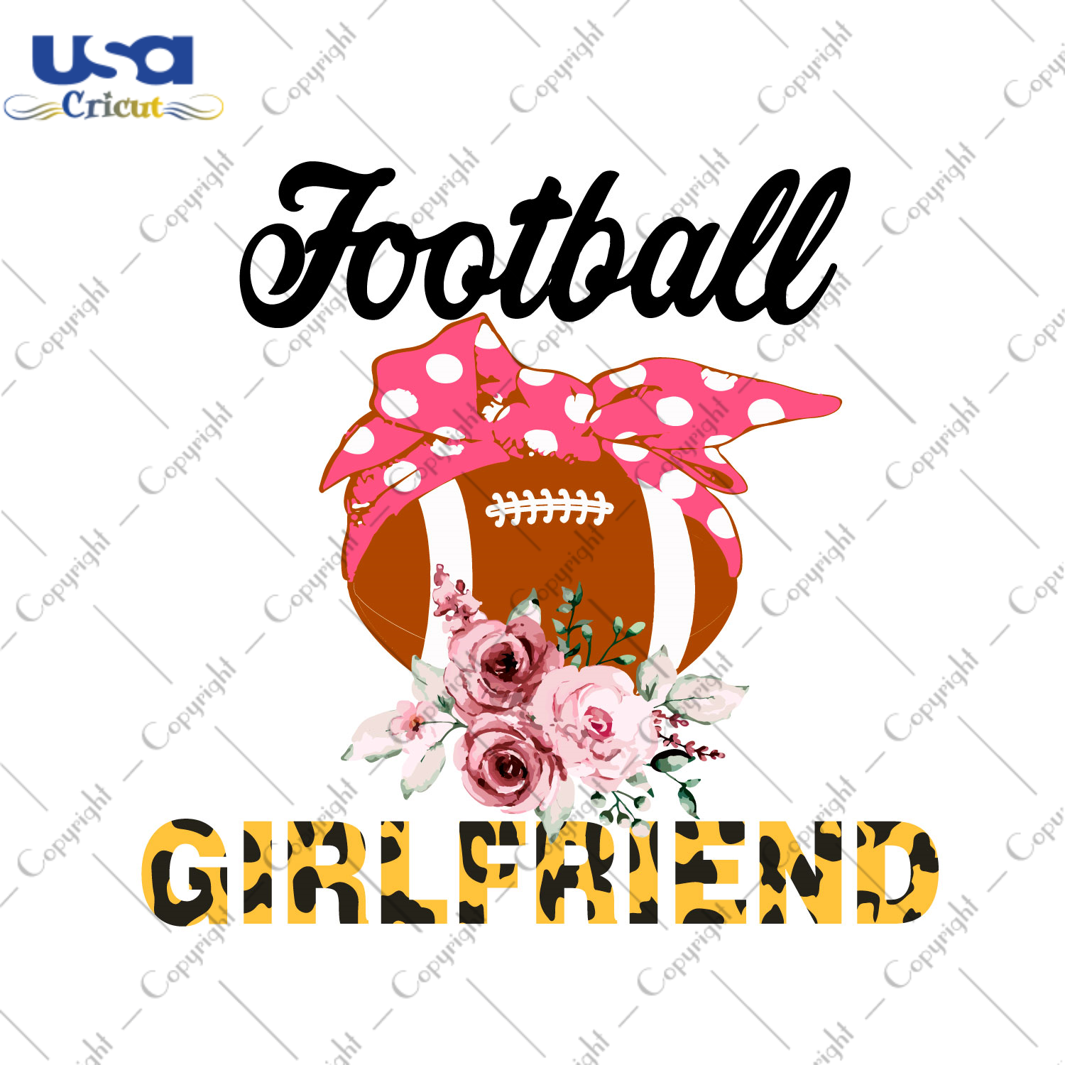 Best Football Gift For Girlfriend Diy Crafts Svg Files For Cricut, Silhouette Sublimation Files - USA Cricut