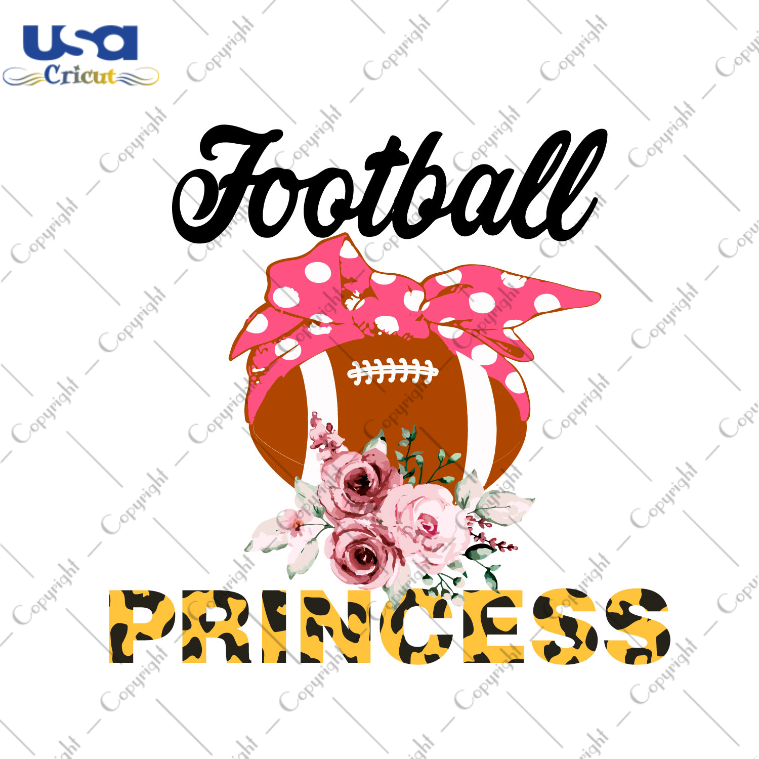 Best Football Gift For Princess Diy Crafts Svg Files For Cricut, Silhouette Sublimation Files - USA Cricut