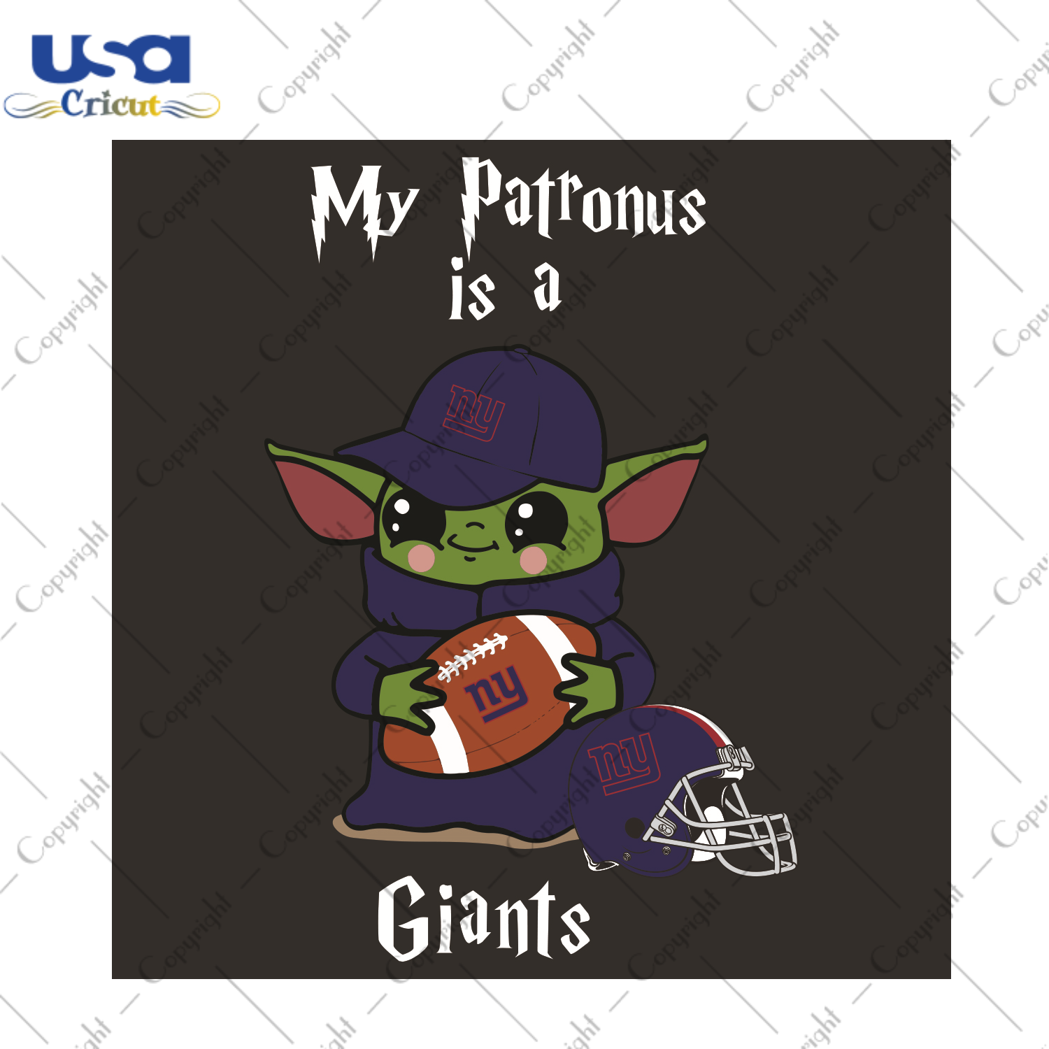 Baby Yoda My Patronus Is A Giants Sport Gift Diy Crafts Svg Files For Cricut, Silhouette Sublimation Files