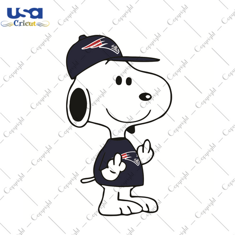 Snoopy New England Patriots Sport Gift Diy Crafts Svg Files For Cricut, Silhouette Sublimation Files