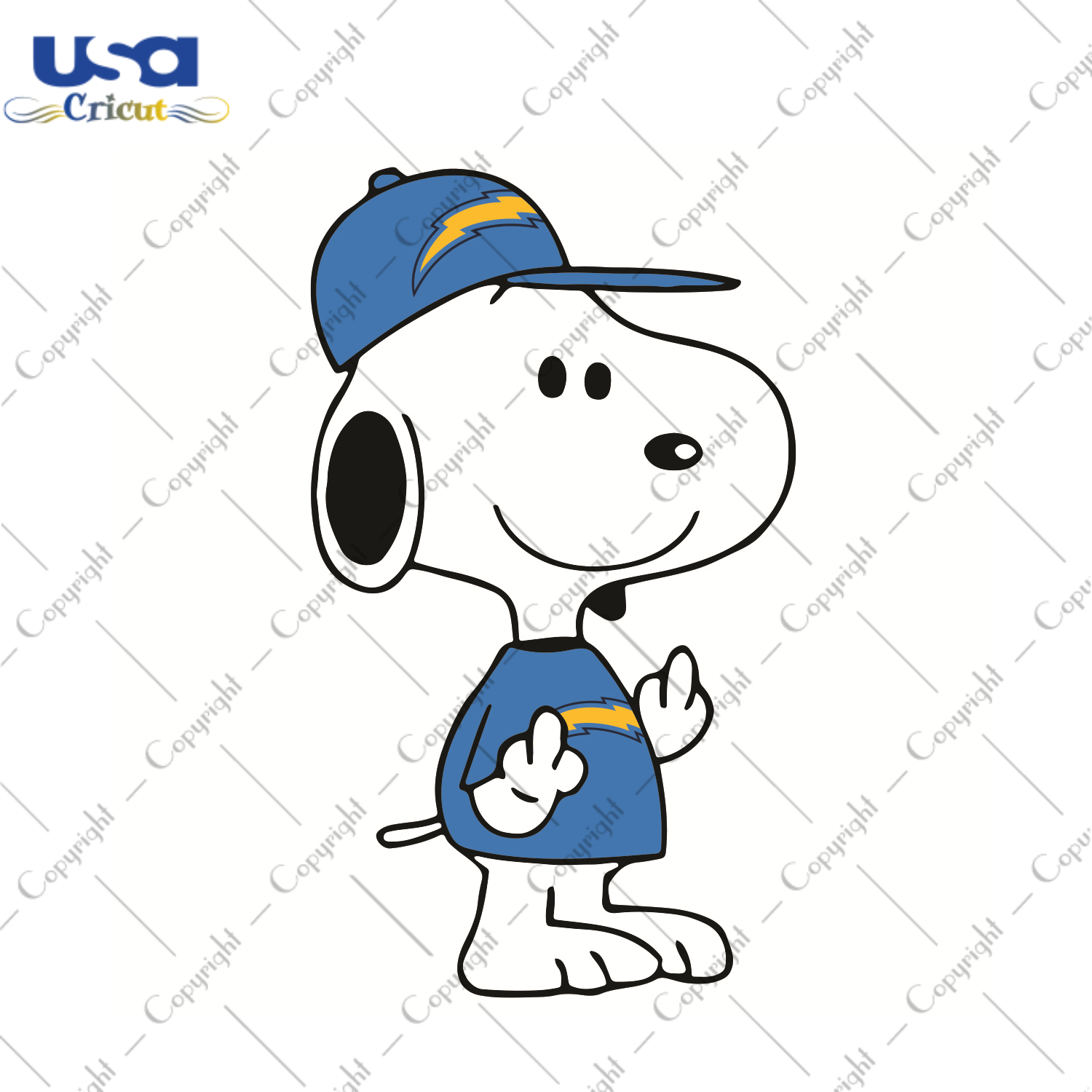 Snoopy Los Angeles Chargers Sport Gift Diy Crafts Svg Files For Cricut, Silhouette Sublimation Files