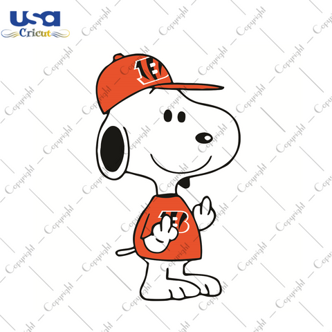 Snoopy Cincinnati Bengals Sport Gift Diy Crafts Svg Files For Cricut, Silhouette Sublimation Files