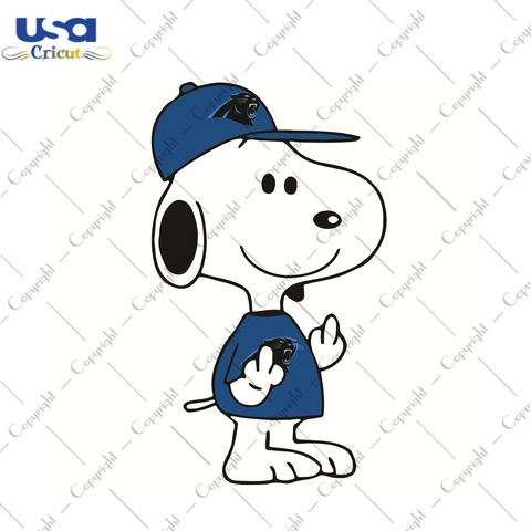 Snoopy Carolina Panthers Sport Gift Diy Crafts Svg Files For Cricut, Silhouette Sublimation Files