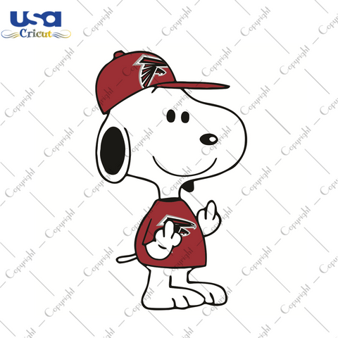 Snoopy Atlanta Falcons Sport Gift Diy Crafts Svg Files For Cricut, Silhouette Sublimation Files