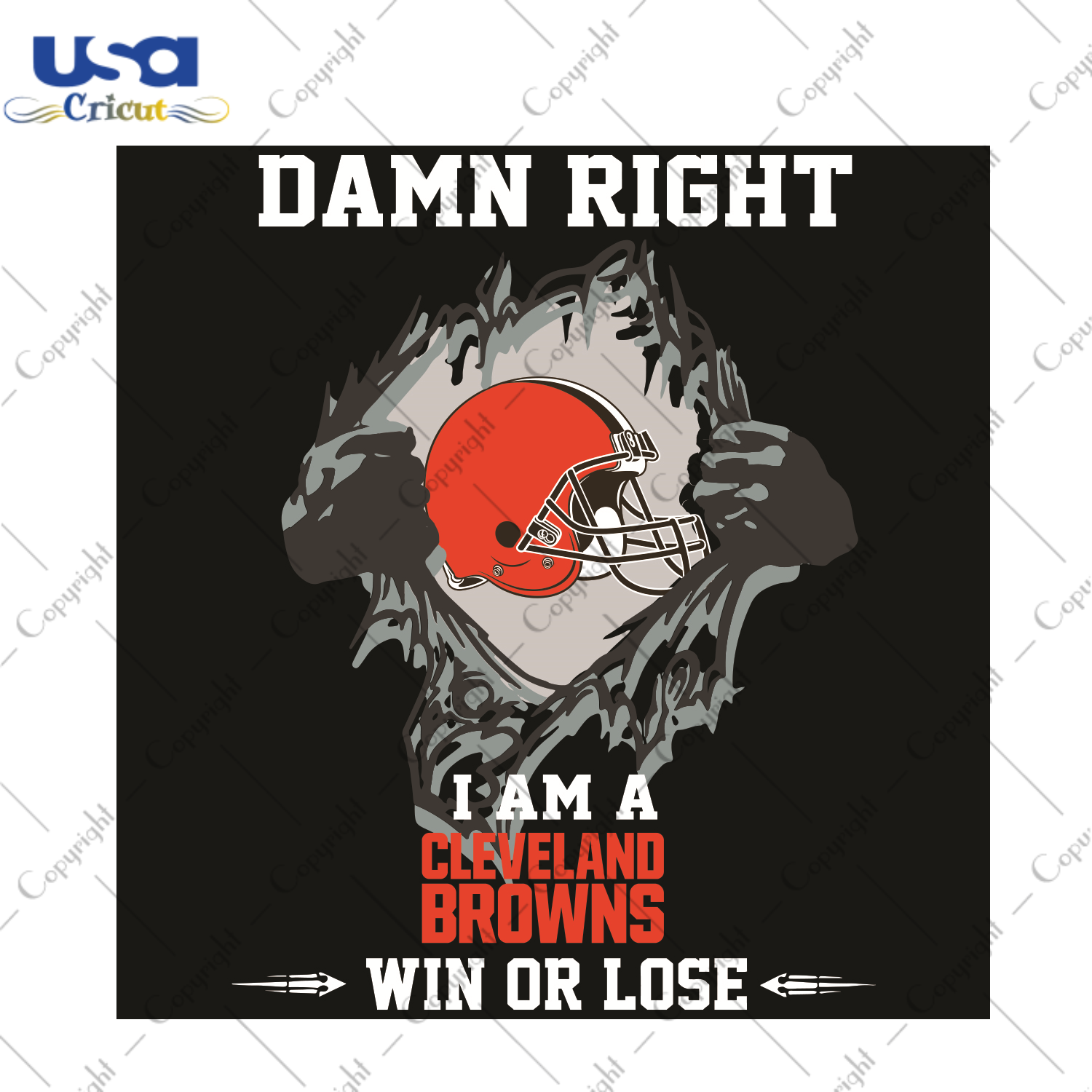 Damn Right I Am A Cleveland Browns Sport Gift Diy Crafts Svg Files For Cricut, Silhouette Sublimation Files