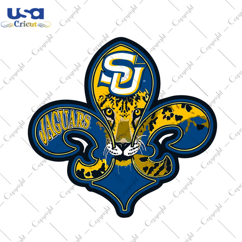 Ncaa Southern Jaguars SU Shirt Diy Crafts Svg Files For Cricut, Silhouette Sublimation Files - USA Cricut