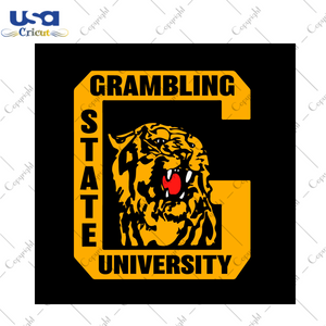 Ncaa Grambling State Tigers Logo Gift Diy Crafts Svg Files For Cricut, Silhouette Sublimation Files - USA Cricut