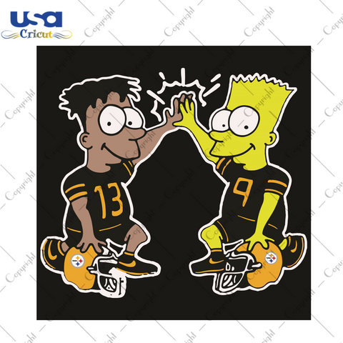 The Simpson Pittsburgh Steelers Sport Gift Diy Crafts Svg Files For Cricut, Silhouette Sublimation Files