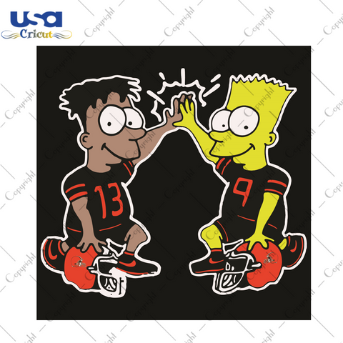 The Simpson Cleveland Browns Sport Gift Diy Crafts Svg Files For Cricut, Silhouette Sublimation Files