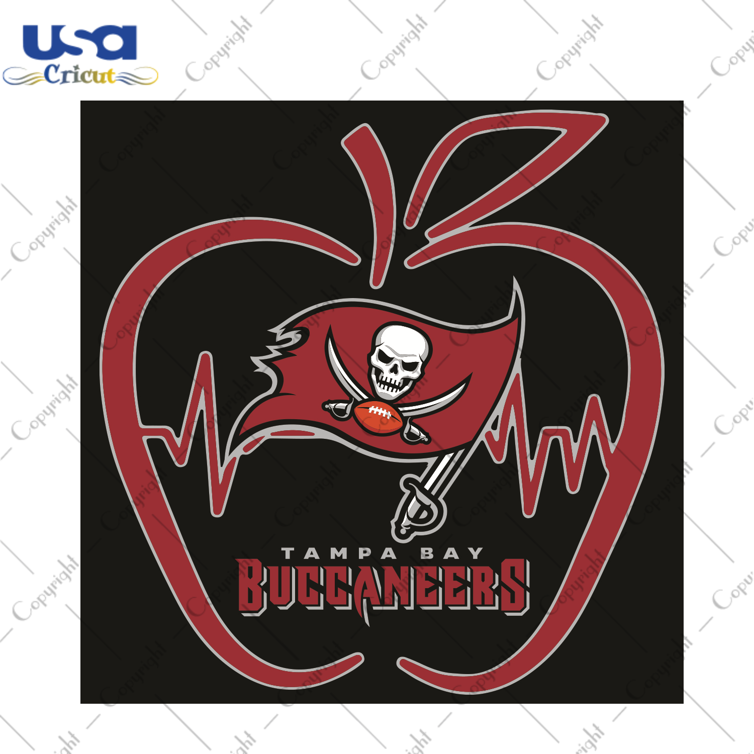 Tampa Bay Buccaneers Apple Sport Gift Diy Crafts Svg Files For Cricut, Silhouette Sublimation Files