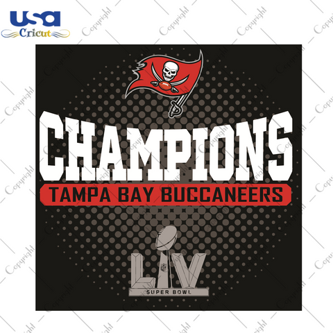 Champions Tampa Bay Buccaneers Sport Gift Diy Crafts Svg Files For Cricut, Silhouette Sublimation Files