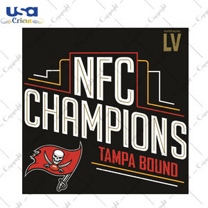 NFC Champions Tampa Bound Sport Gift Diy Crafts Svg Files For Cricut, Silhouette Sublimation Files