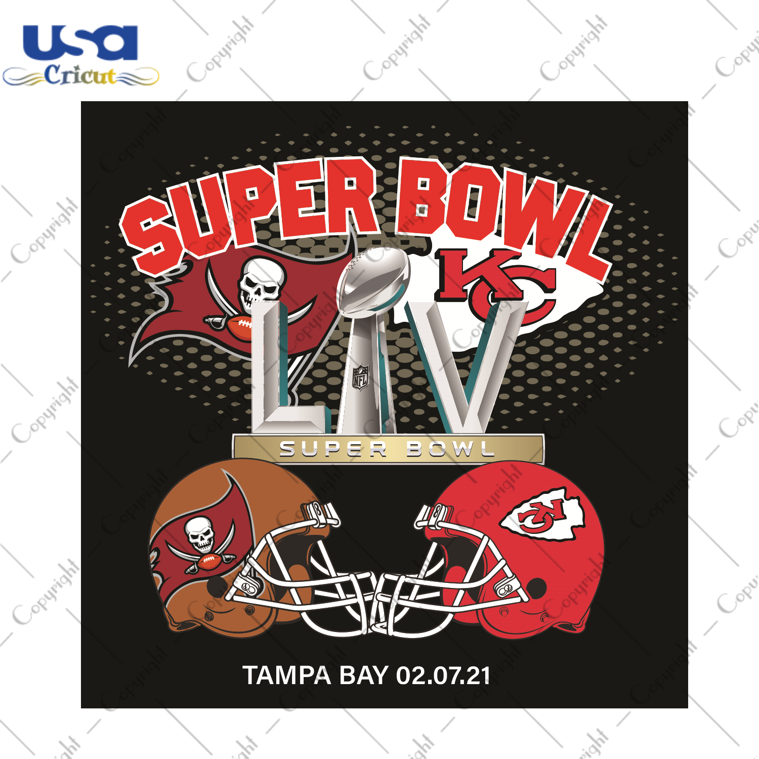 Super Bowl 2021 Tampa Bay Buccaneers Kansas City Chiefs Sport Gift Diy Crafts Svg Files For Cricut, Silhouette Sublimation Files