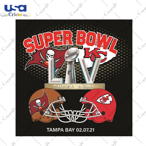 Super Bowl 2021 Tampa Bay Buccaneers Kansas City Chiefs Sport Gift Diy Crafts Svg Files For Cricut, Silhouette Sublimation Files