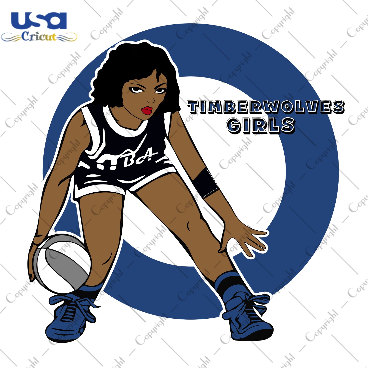 Timberwolves Girls Minnesota Timberwolves NBA Sport Gifts, NBA Shirt Svg File Diy Crafts Svg Files For Cricut, Silhouette Sublimation Files - USA Cricut