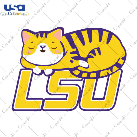 LSU Tigers LSU Logo Gifts, LSU Shirt Svg File Diy Crafts Svg Files For Cricut, Silhouette Sublimation Files - USA Cricut