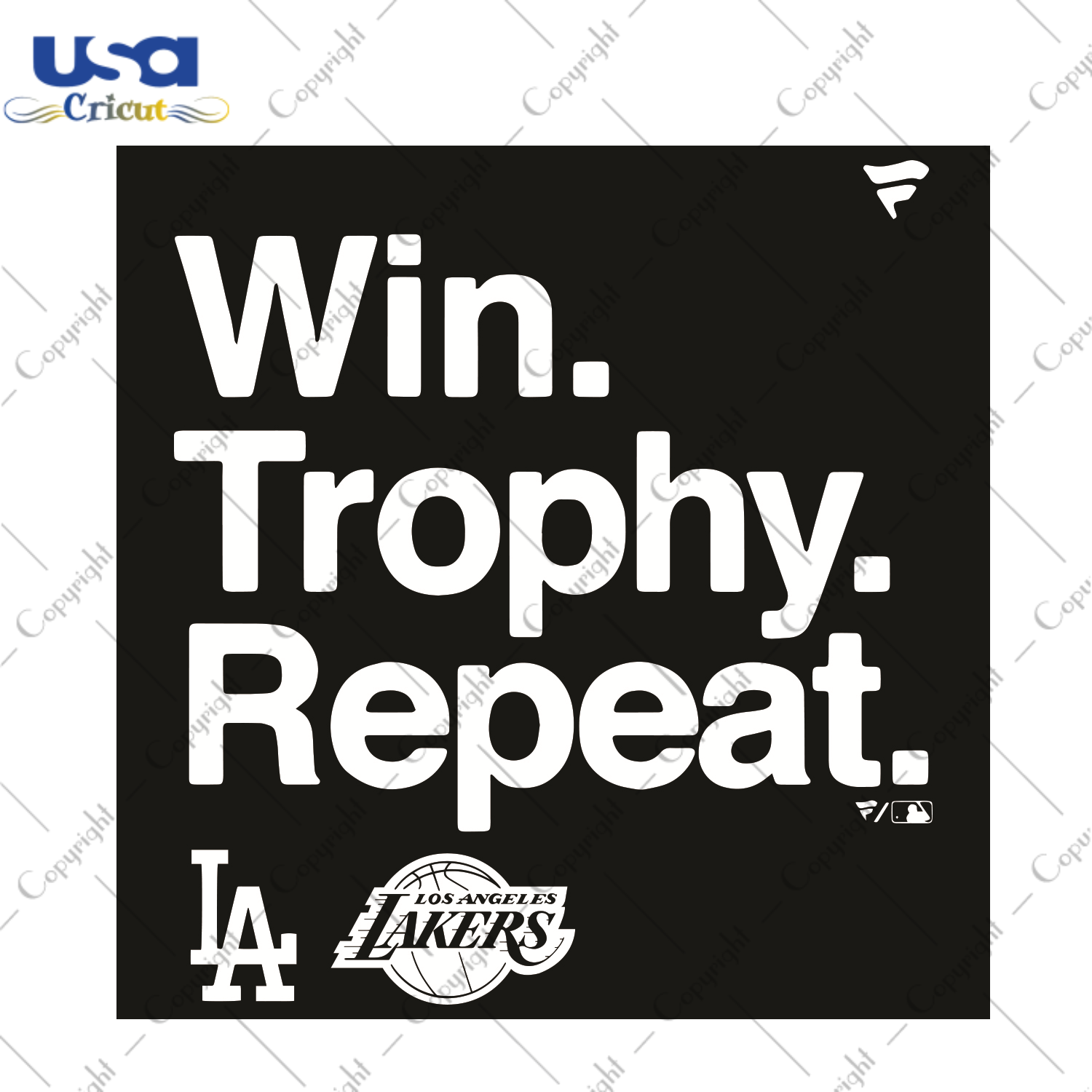 Win Trophy Repeat Los Angeles Dodgers Los Angeles Lakers Sport Gift Diy Crafts Svg Files For Cricut, Silhouette Sublimation Files