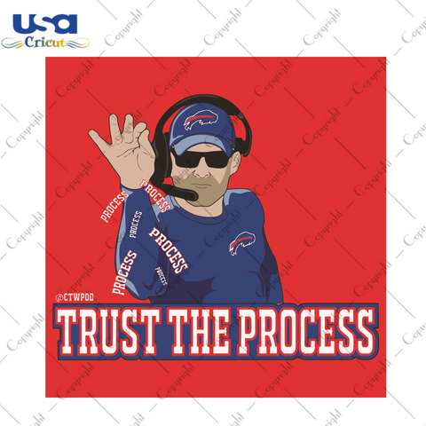 Trust The Process Sport Gift Diy Crafts Svg Files For Cricut, Silhouette Sublimation Files