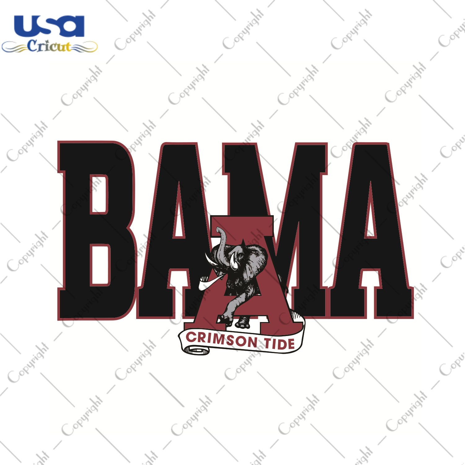 Bama Crimson Tide Sport Gift Diy Crafts Svg Files For Cricut, Silhouette Sublimation Files