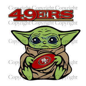 San Francisco 49ers Baby Yoda, Sport Svg, San Francisco 49ers Svg, Diy Crafts SVG Files For Cricut, Silhouette Sublimation Files Shirt Design Ideas  Instant Download - USA Cricut