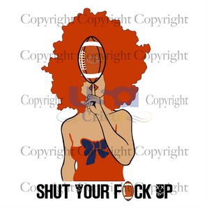 Shut Your Fuk Up, Nfl Bears Logo Svg, Black Girl Svg, Diy Crafts SVG Files For Cricut Instant Download File - USA Cricut