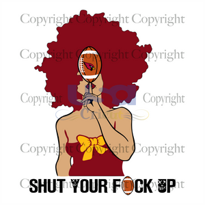 Shut Your Fuk Up, Sport Svg, Arizona Cardinals Svg, Black Girl Svg, Diy Crafts SVG Files For Cricut Instant Download File - USA Cricut