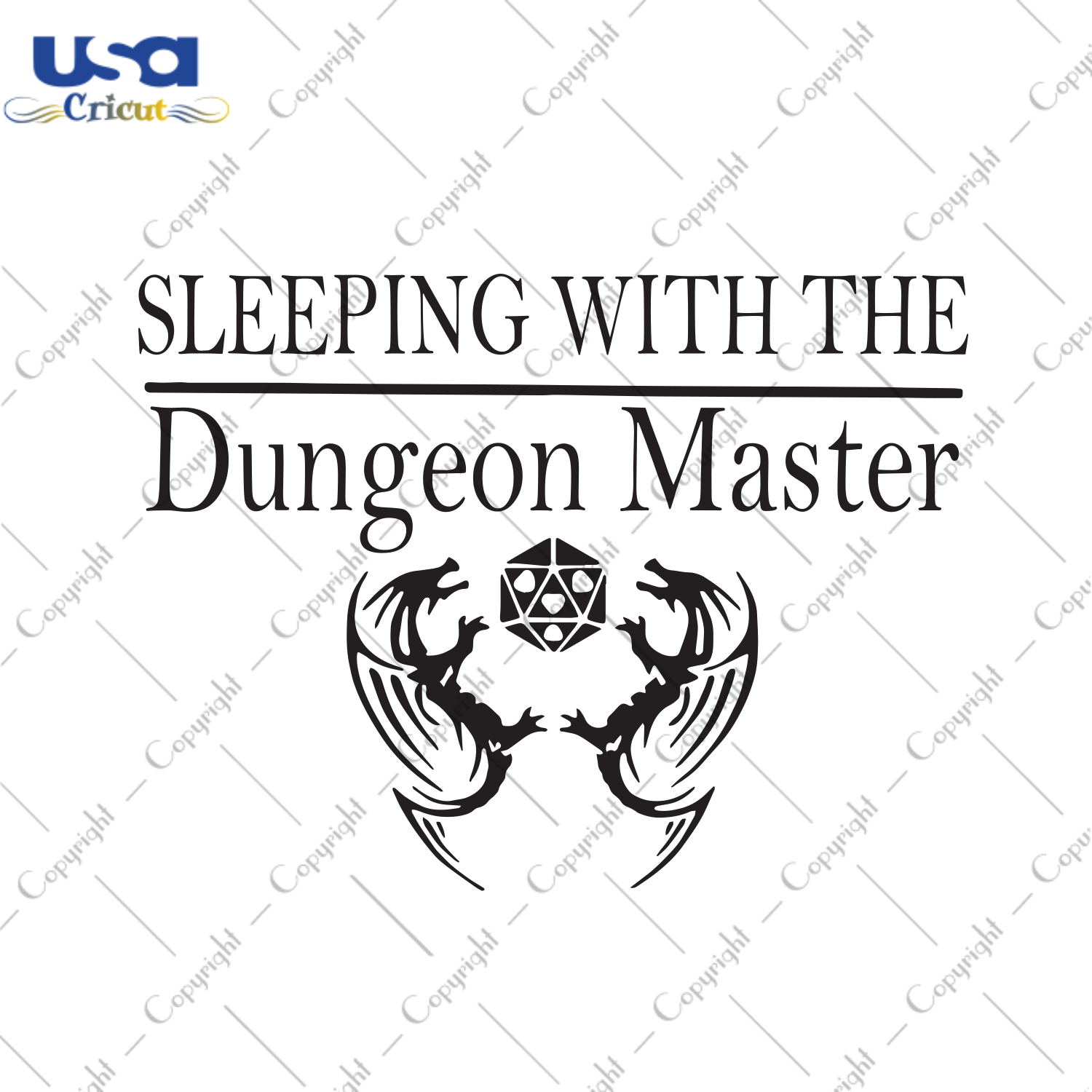 Sleeping With the Dungeon Master Trending Gift Diy Crafts Svg Files For Cricut, Silhouette Sublimation Files