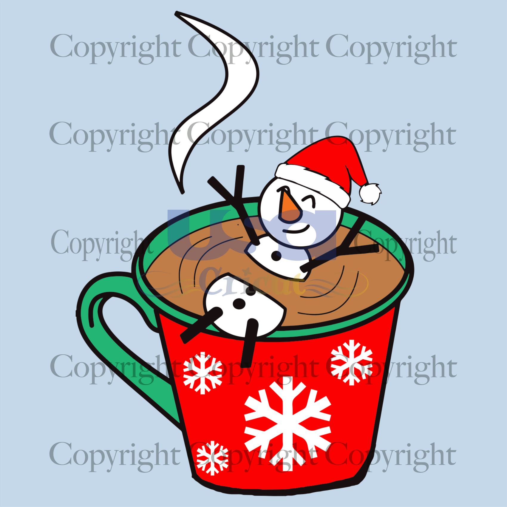 Snowman In Glass, Christmas Svg, Christmas Hot Cocoa Svg, Christmas Snowman Svg, Red Snowflakes Glass Svg, Christmas Drink, Smoke Svg, Snowman Lover, Hot Cocoa Shirt, Christmas Gift, Merry Ch