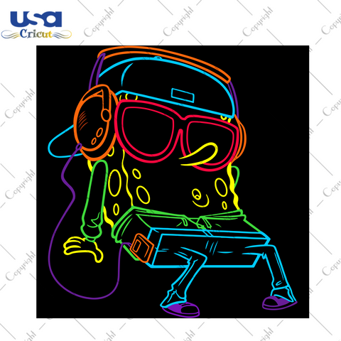 Spongebob Squarepants Hip Hop, Trending Svg, Spongebob Squarepants Svg, Patrick Star Clipart, Spongebob Squarepants Image Svg, Spongebob Sticker Svg, Cute Image For Kids Svg - USA Cricut