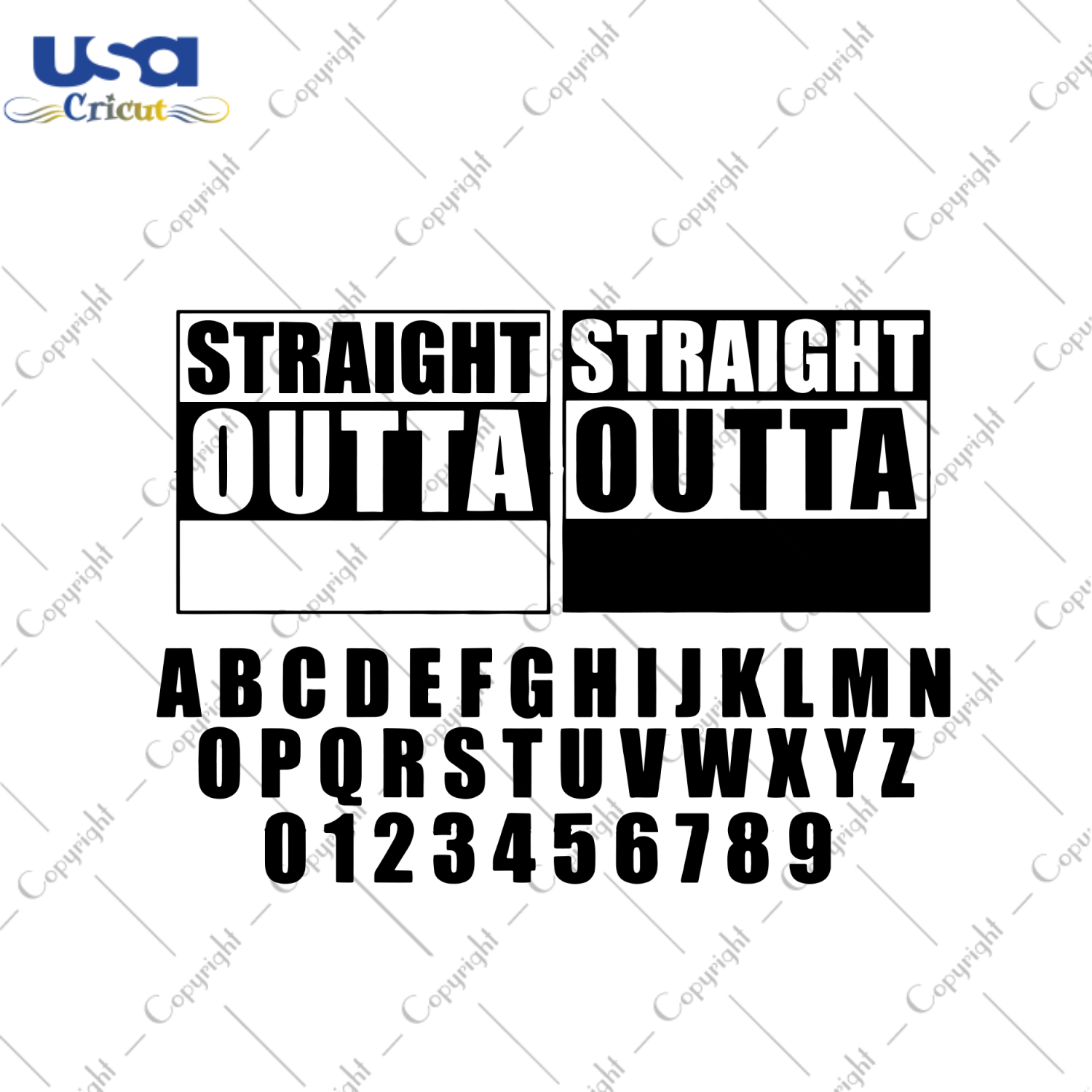 Straight Outta Svg, Trending Svg, Straight Outta Timeout, Custom Straight Svg, Straight Clipart, Straight Outta Your Text SVG, Straight Outta Alphabet, Letters And Numbers Svg, Svg Clipart, S