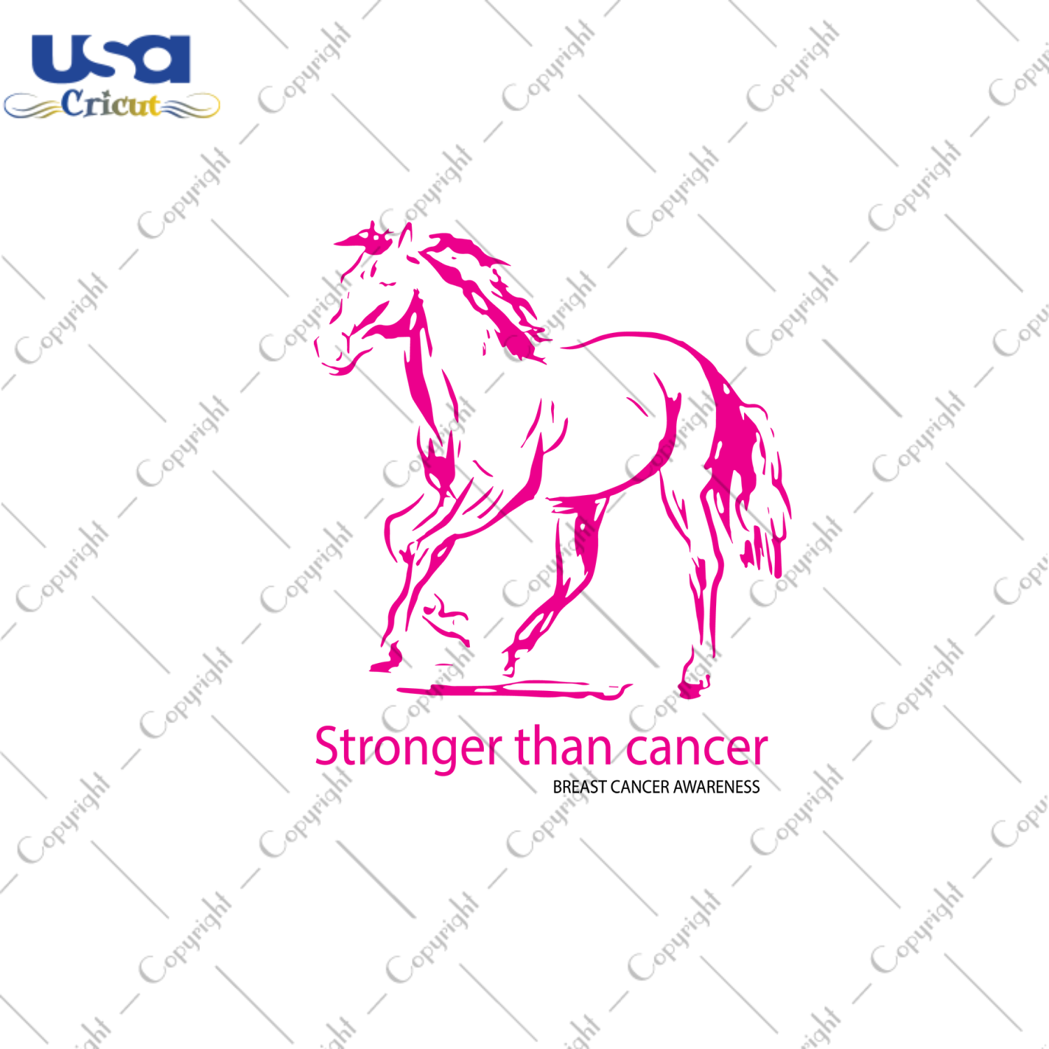 Stronger Than Cancer Breast Cancer Gift Diy Crafts Svg Files For Cricut, Silhouette Sublimation Files