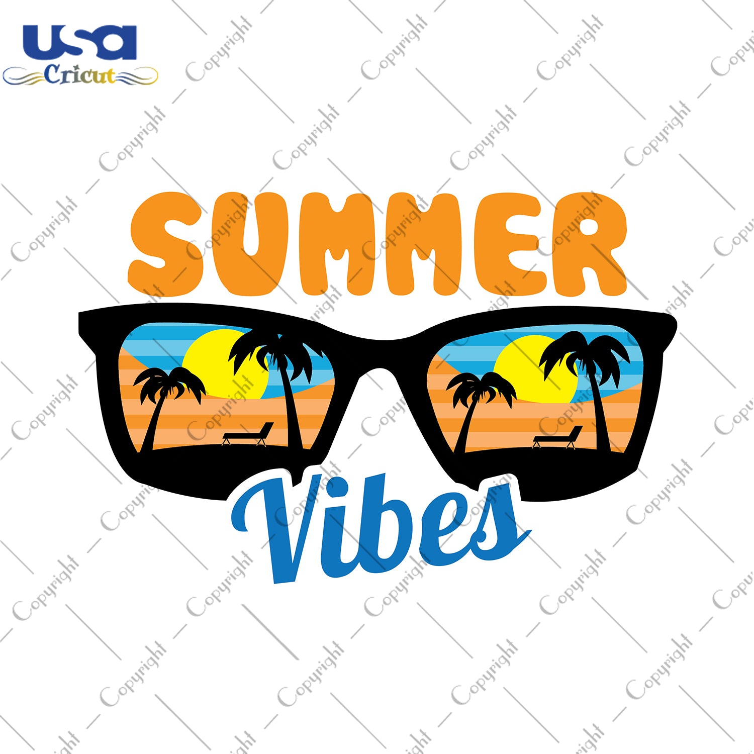 Summer Vibes Svg, Trending Svg, Sunglasses Shirt, Diy Crafts SVG Files For Cricut, Silhouette Sublimation Files Shirt Design Ideas  Instant Download - USA Cricut