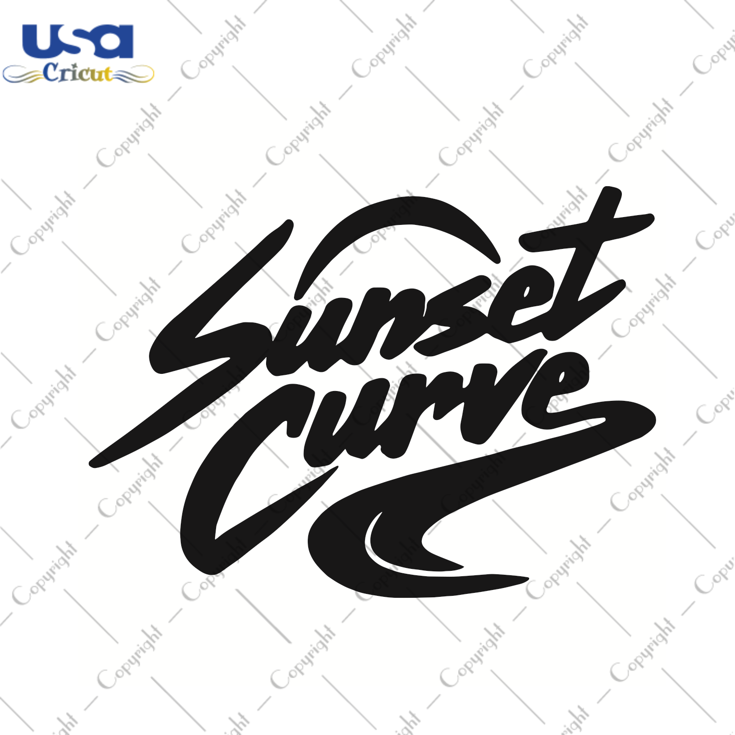 Sunset Curve Trending Gift Diy Crafts Svg Files For Cricut, Silhouette Sublimation Files