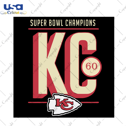 Super Bowl Champions Kansas City Svg, Sport Svg, Super Bowl Svg, Kansas City Svg, Nfl Svg, Football Logo, Nfl Fabric, Nfl Football, Football Mom Gift, Nfl Championship, Football Team, Nfl Svg Football