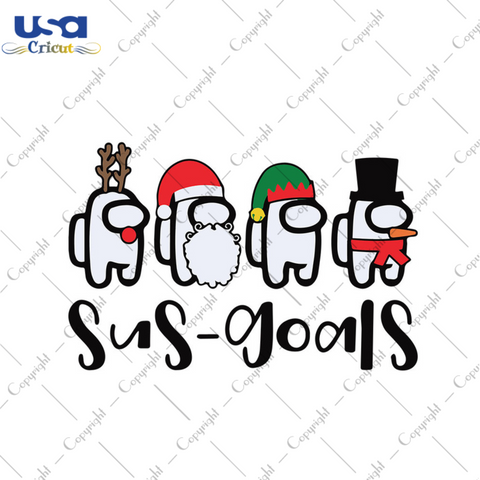 Sus Goals Among Us Svg, Christmas Svg, Xmas Svg, Christmas Gift, Merry Christmas, Among Us Svg, Christmas Among Us, Sus Among Us, Impostor Svg, Sus Goals Svg, Susmas Svg, Among Us Goals - USA