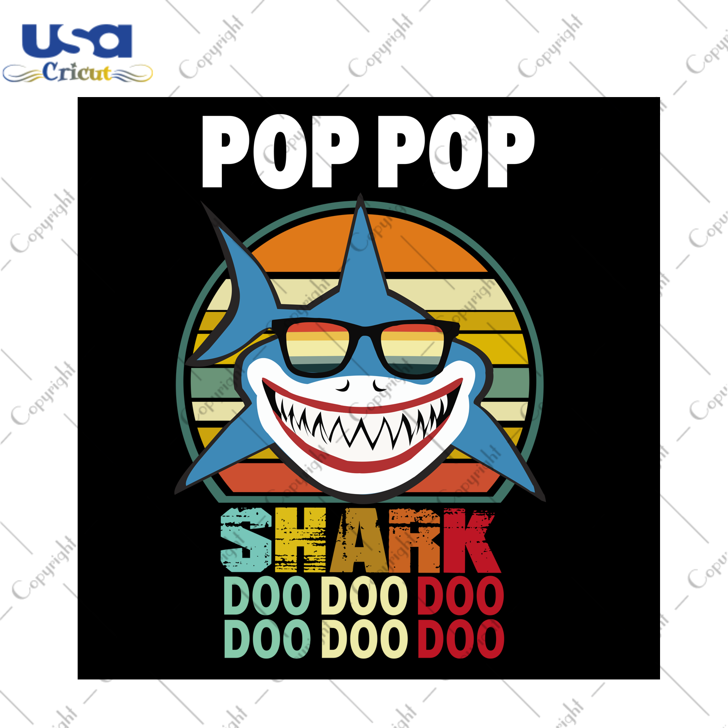 Pop Pop Svg, Trending Svg, Pop Pop Shirt, Pop Pop Birthday, Pop Pop Birthday Gift, Gift From Grandchild, Awesome Pop Pop, Gift For Father's Day, Father's Day Gift, Doo Doo Svg, Shark Svg, Sha