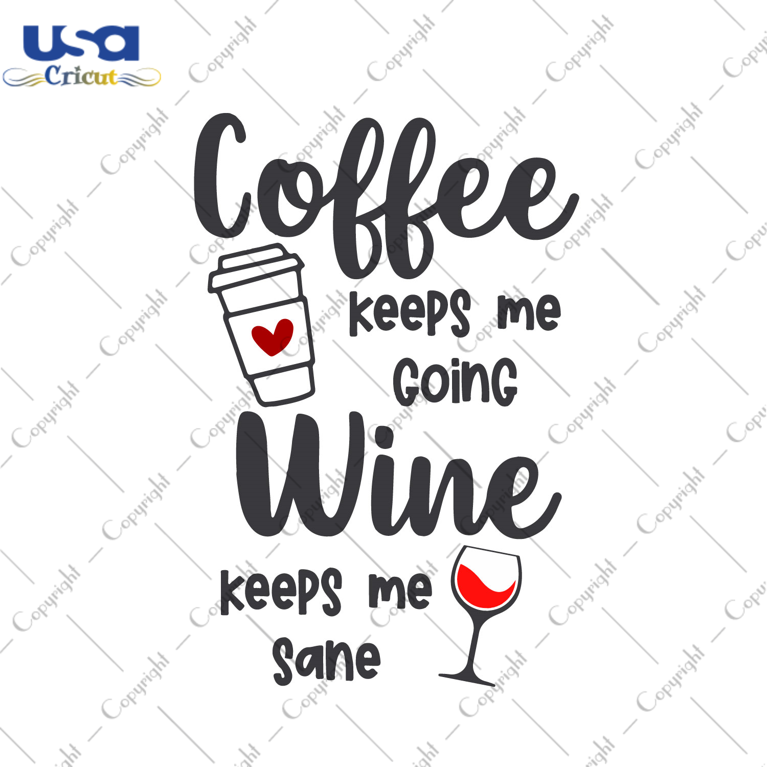 Coffee And Wine Drinking Gift Diy Crafts Svg Files For Cricut, Silhouette Sublimation Files - USA Cricut