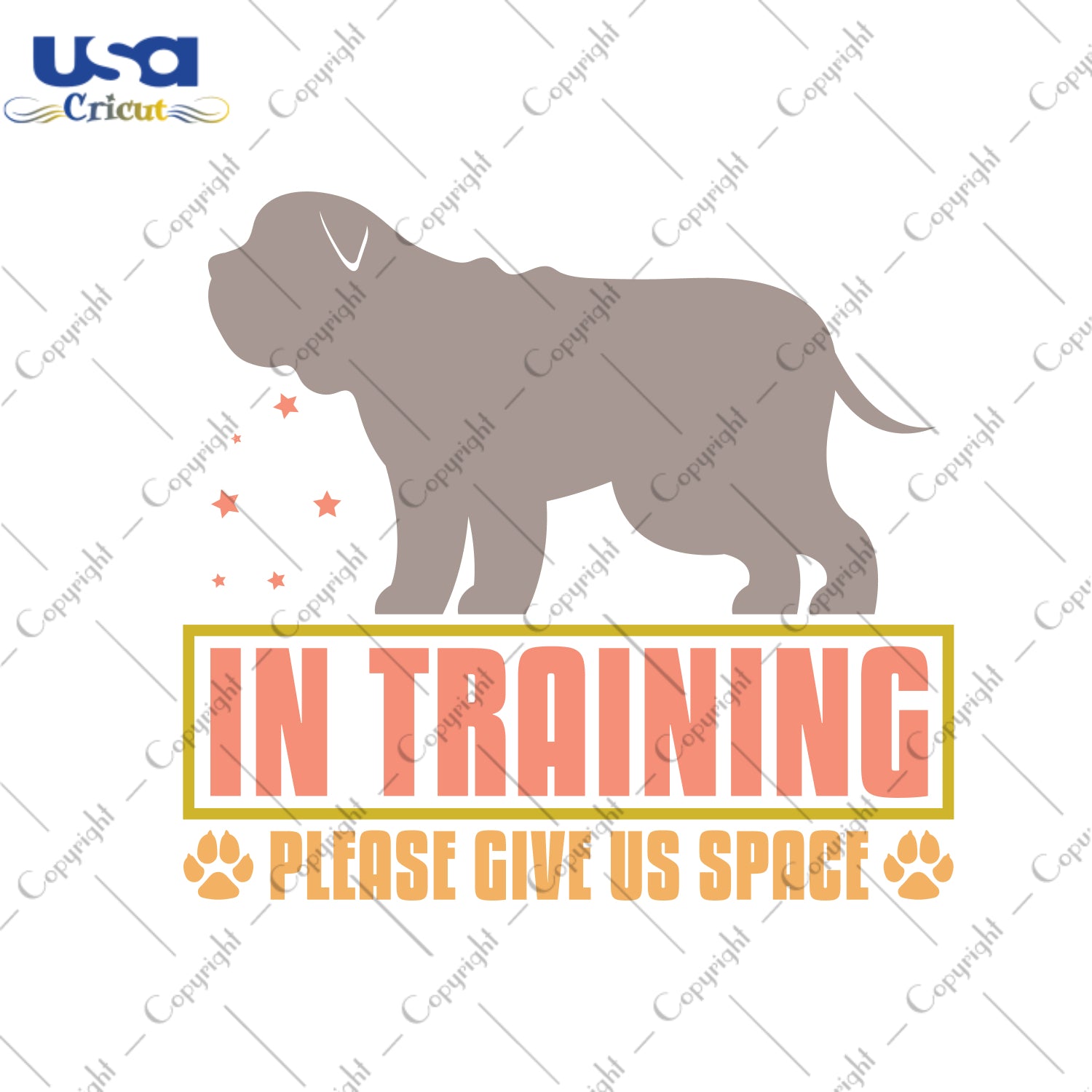 In Training Please Give Us Space Trending Gifts, Shirt For Dog Lover Svg File Diy Crafts Svg Files For Cricut, Silhouette Sublimation Files - USA Cricut