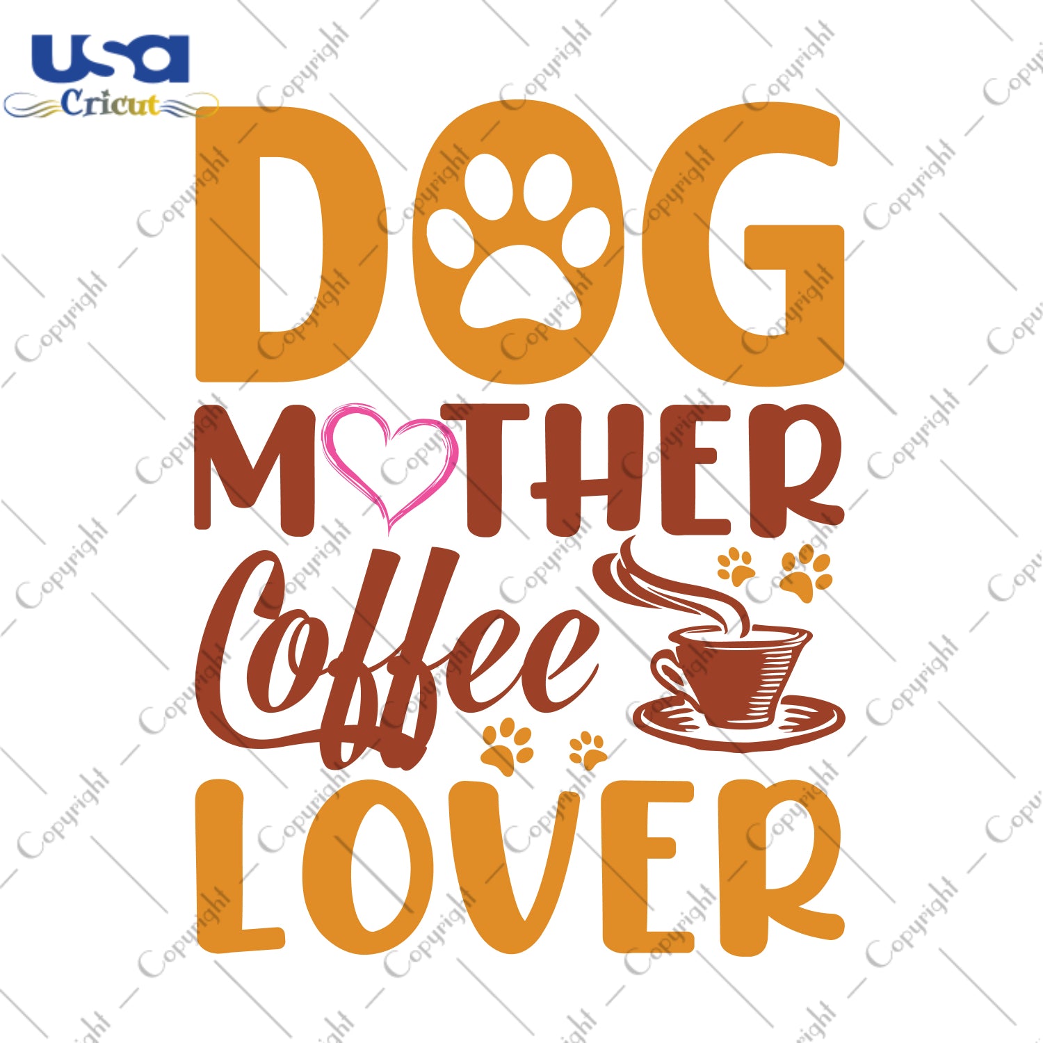 Dog Mother Coffee Lover Trending Gifts, Shirt For Mom Svg File Diy Crafts Svg Files For Cricut, Silhouette Sublimation Files - USA Cricut