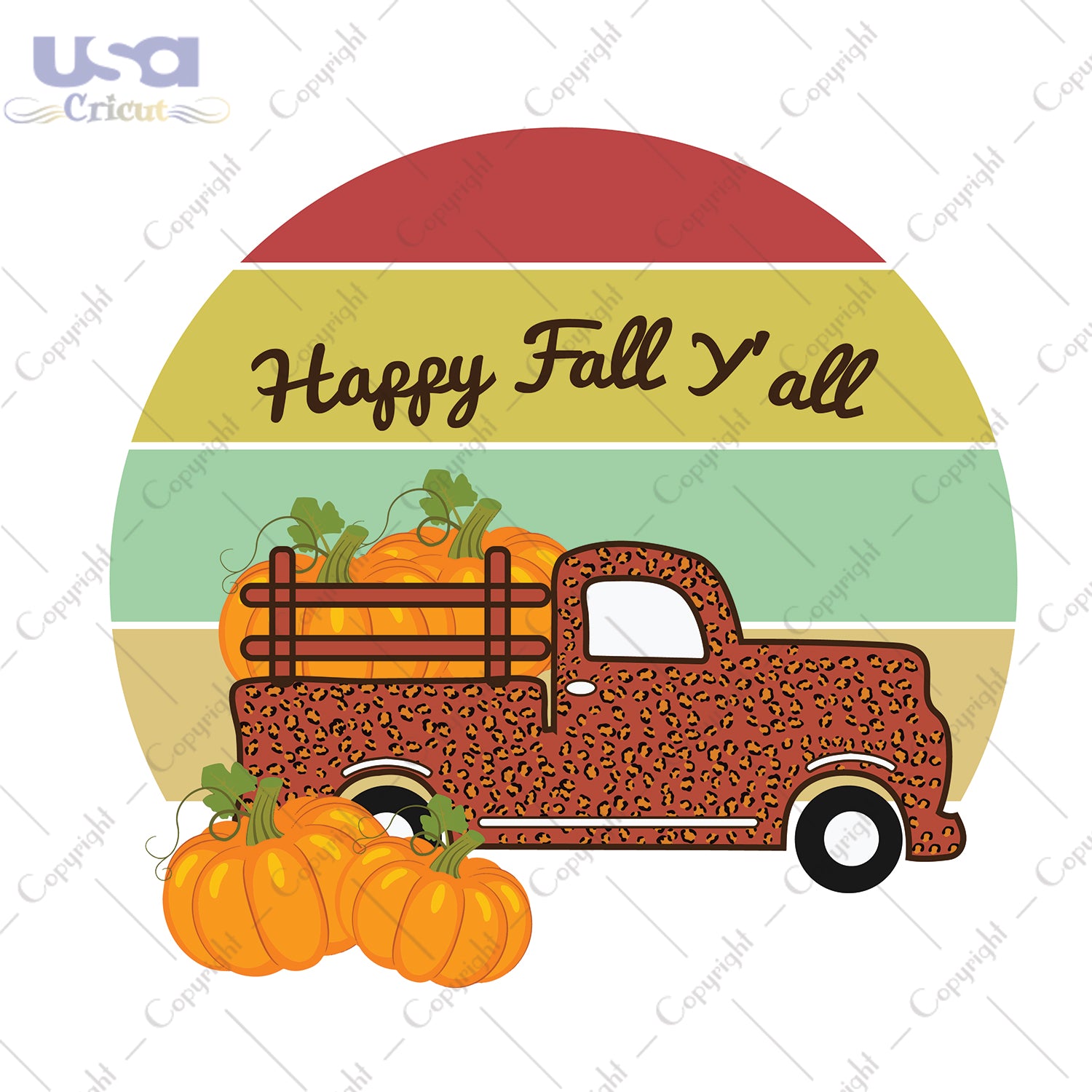 Happy Fall Y'all Trending Gifts, Shirt For Fall Svg File Diy Crafts Svg Files For Cricut, Silhouette Sublimation Files - USA Cricut