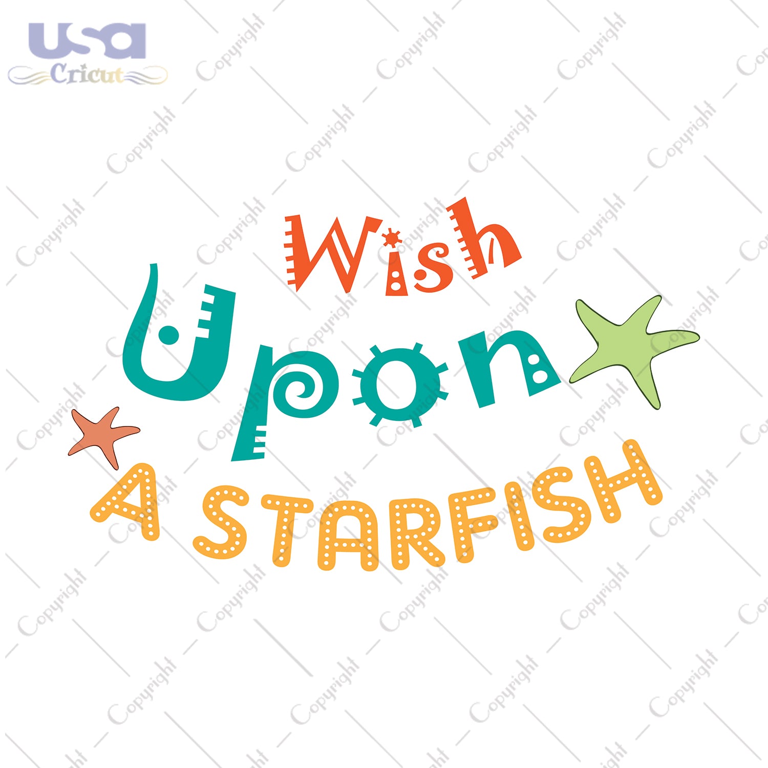 Wish Upon A Starfish Svg, Trending Svg, Hello Summer, Diy Crafts SVG Files For Cricut Instant Download File - USA Cricut