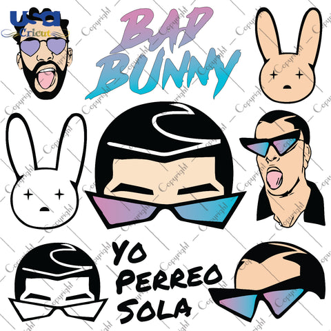 Bad Bunny Trending Gifts, Shirt For Bad Guy Svg File Diy Crafts Svg Files For Cricut, Silhouette Sublimation Files - USA Cricut