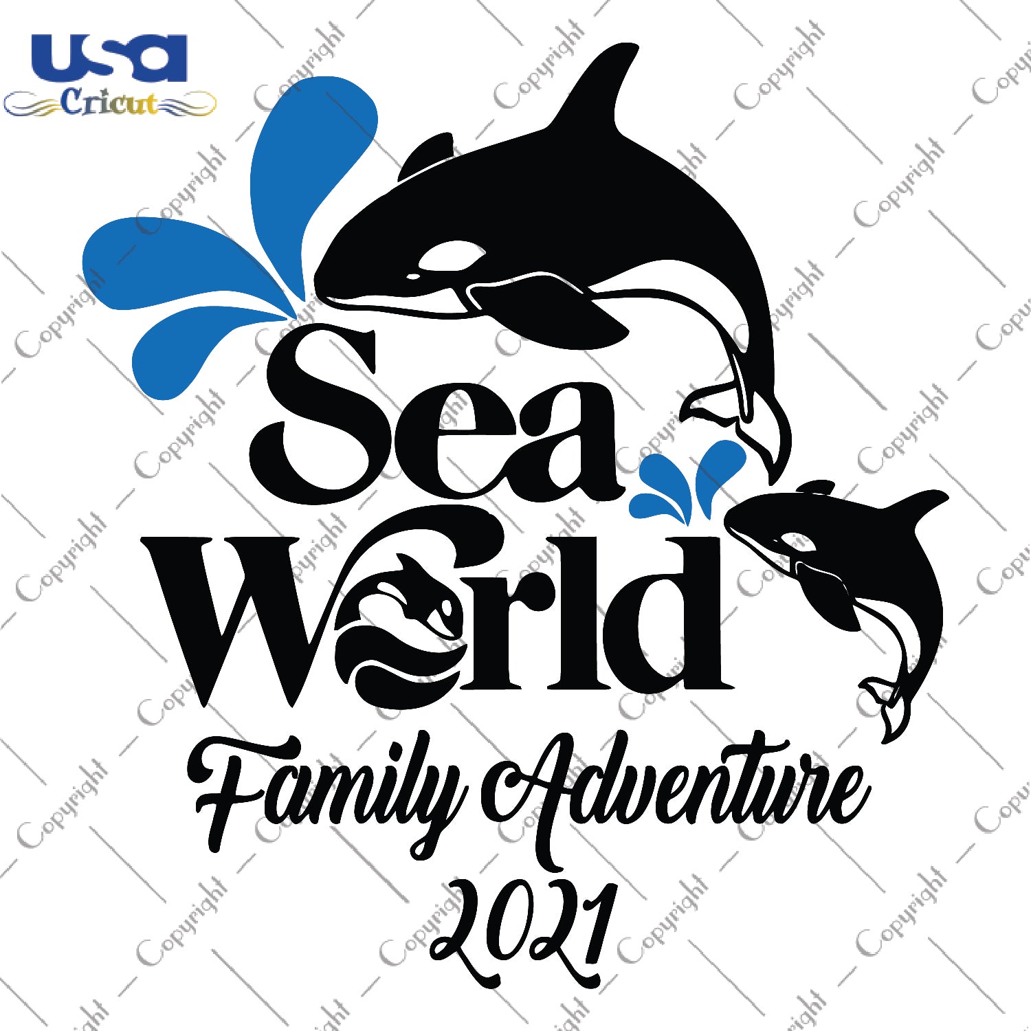 Sea World Family Adventure 2021 Dolphin Gifts, Shirt For Family Svg File Diy Crafts Svg Files For Cricut, Silhouette Sublimation Files - USA Cricut