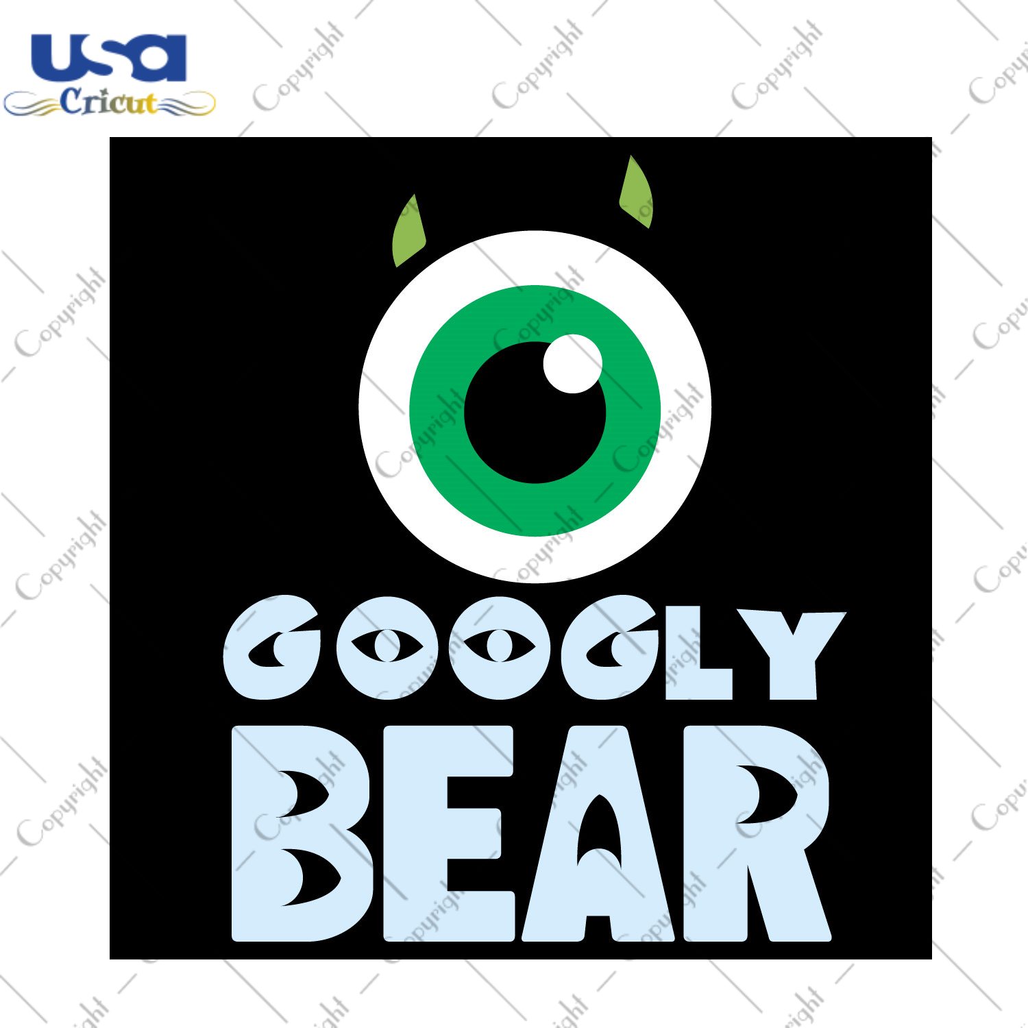 Googly Bear Diy Crafts Svg Files For Cricut, Silhouette Sublimation Files - USA Cricut