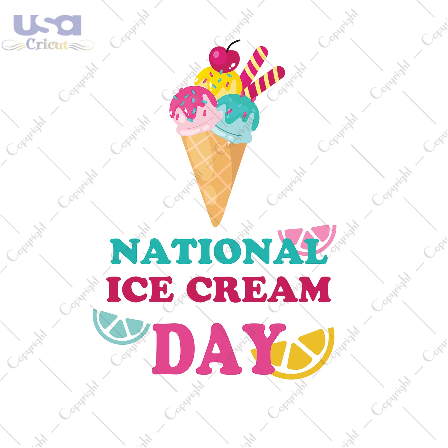 National Ice Cream Day Svg, Trending Svg, Ice Cream Day, Diy Crafts SVG Files For Cricut Instant Download File - USA Cricut