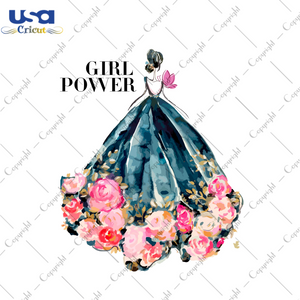 Girl Power Gift For Her Diy Crafts Svg Files For Cricut, Silhouette Sublimation Files - USA Cricut