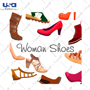 Woman Shoes Diy Crafts Svg Files For Cricut, Silhouette Sublimation Files - USA Cricut