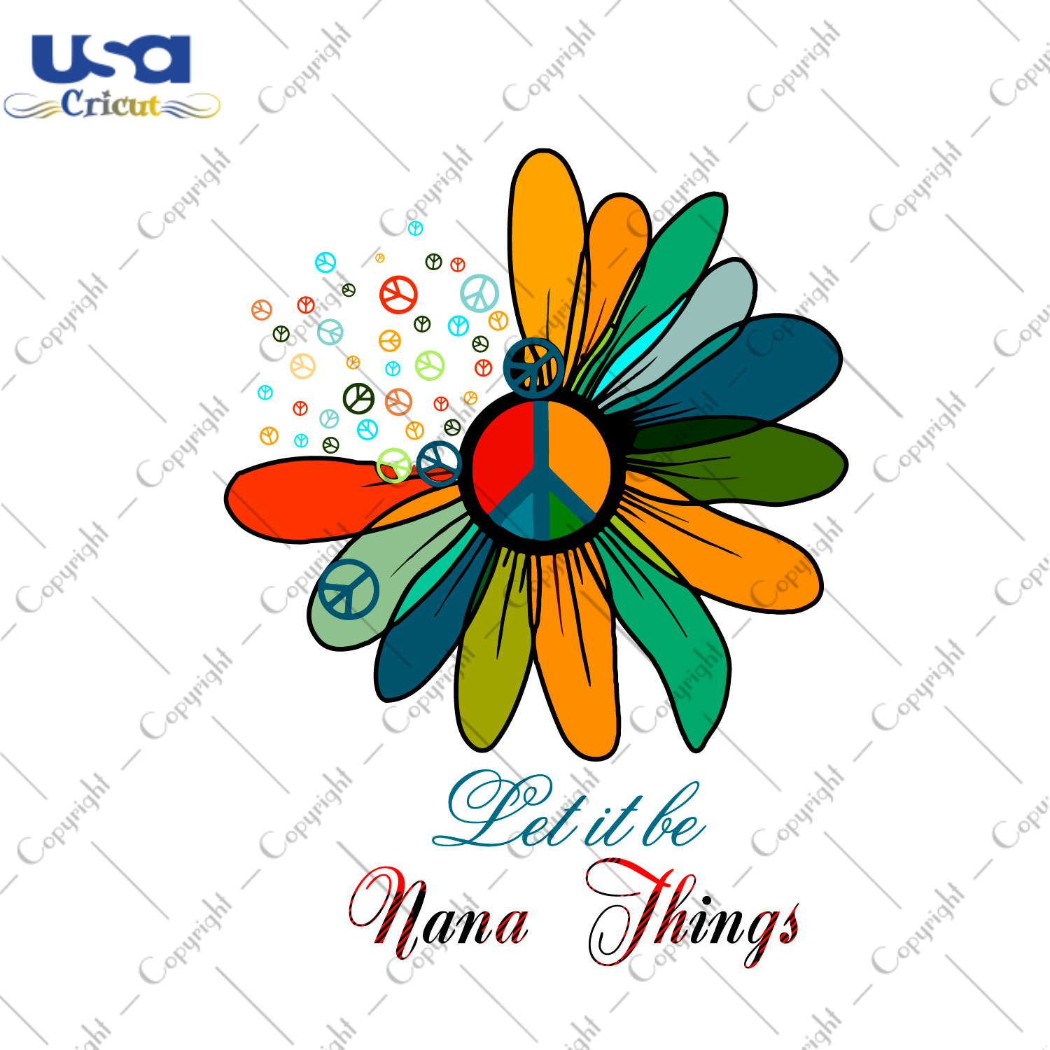 Let It Be Nana Things Gift Diy Crafts Svg Files For Cricut, Silhouette Sublimation Files - USA Cricut