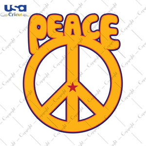 Peace Hippie Trending Gifts, Shirt For Hippie Svg File Diy Crafts Svg Files For Cricut, Silhouette Sublimation Files - USA Cricut