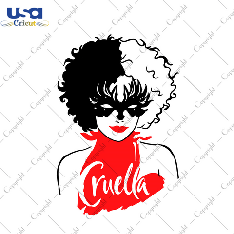 Gift For Cruella De Vil Fan Diy Crafts Svg Files For Cricut, Silhouette Sublimation Files - USA Cricut